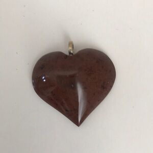 Obsidian Heart Pendant Mexico